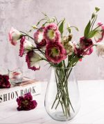 تنگ و گلدان گیلاسی در 2 سایز, گلدان مناسب دیزاین گل طبیعی دسته گل و شمعدانی و جا شمعی شیشه ای