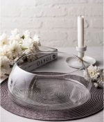 گلدان دکوری رومیزی ماهک در ۴ سایز خرید جا شمعی شیشه‌ای با قیمت‌های کارتنی و اقتصادی