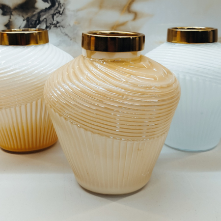 گلدان شیشه‌ای دکوری موناکو،