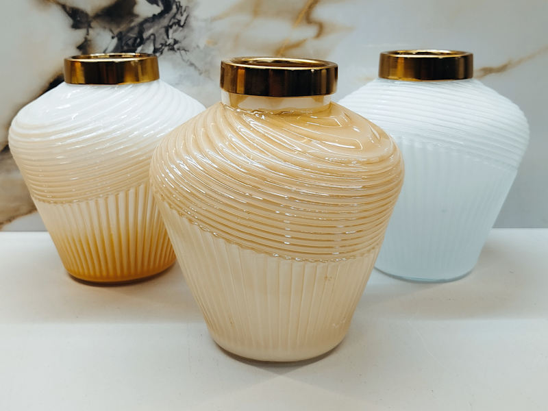 گلدان شیشه‌ای دکوری موناکو،