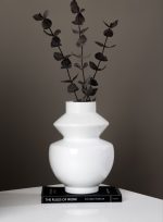 گلدان شیشه ای کارولین مات