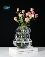 گلدان شیشه ای زارا, گلدان مدرن مناسب گلهای طبیعی و مصنوعی