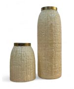 گلدان ایستاده کد 32 ، گلدان شیشه ای مناسب دیزاین گلهای طبیعی و مصنوعی و قرار دادن کنار میز تی وی و سالن