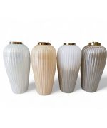 گلدان ایستاده کد 33 گلدان شیشه ای قد بلند مناسب دیزاین گل برای کنار سالن و میز تی وی