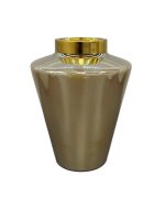 گلدان دکوری کد 1 کوچک و بزرگ, گلدان شیشه ای رومیزی ,گلدان مناسب دیزاین گل های طبیعی و مصنوعی