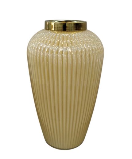 گلدان دکوری کد 2,گلدان دکوری رومیز در 2 طرح خطی و ساده و 2 سایز کوچک و بزرگ, گلدان مدرن مناسب گلهای مصنوعی و طبیعی با قابلیت شستشو