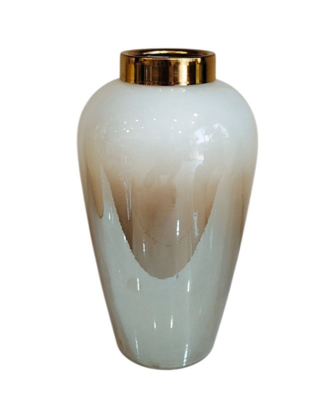 گلدان دکوری کد 2,گلدان دکوری رومیز در 2 طرح خطی و ساده و 2 سایز کوچک و بزرگ, گلدان مدرن مناسب گلهای مصنوعی و طبیعی با قابلیت شستشو