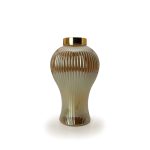 گلدان رومیزی کد 34 در 2 سایز، گلدان شیشه ای مناسب دیزاین گل های طبیعی و مصنوعی برای روی میز و کنسول