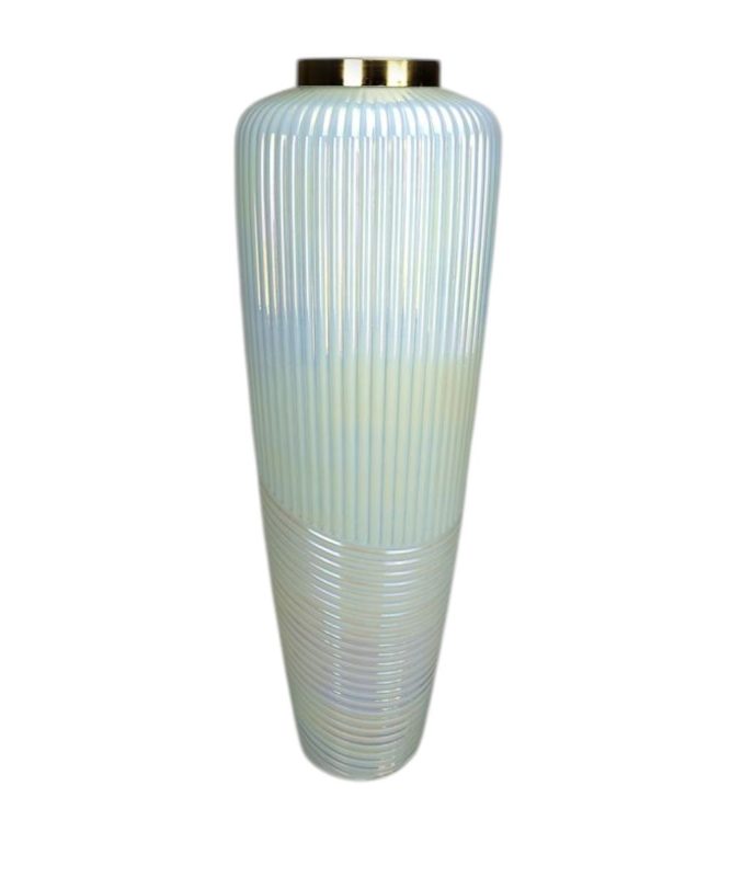 گلدان کد 19در 2سایز گلدان شیشه ای کنار سالنی مناسب برای منزل، تالار، کناز میز تلویزیون، مطب، دفتر